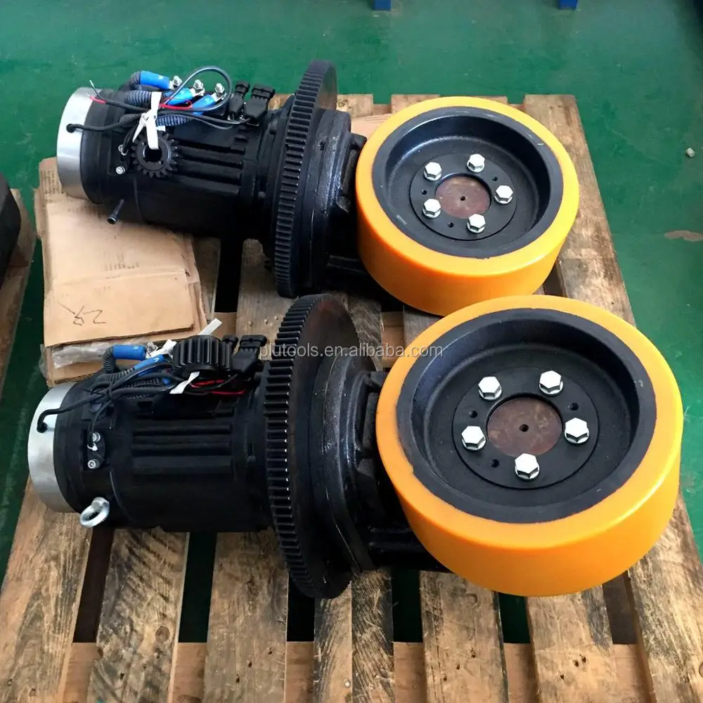 High Load 7000W 48V Robot Electric Automated Forklift Tractor Spare Parts Logistics AC Motor AGV Wheel Drive