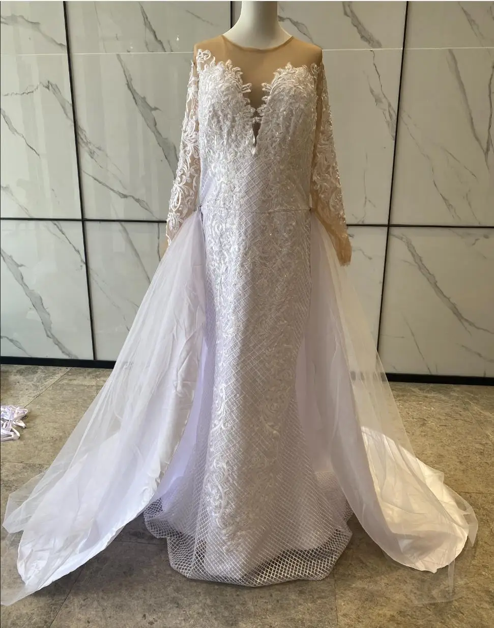 Alibaba venta al por mayor vestido de novia sirena vestidos de