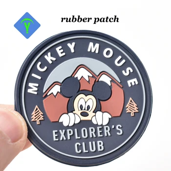 Clothing Accessories Maker Custom Brand Logo Soft PVC Rubber Patches