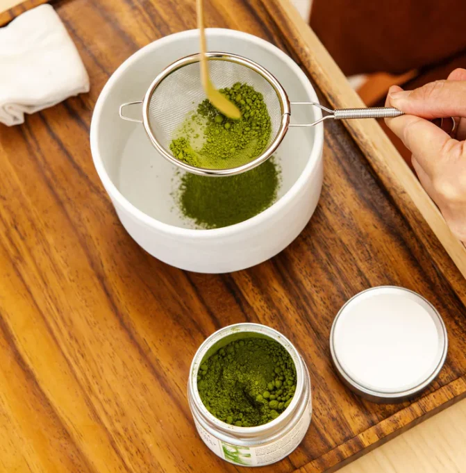 Kit Matcha Complet 5 Pièces – Bol Céramique, Fouet Bambou, Cuillère, Pour Latte & Cérémonie Thé Matcha