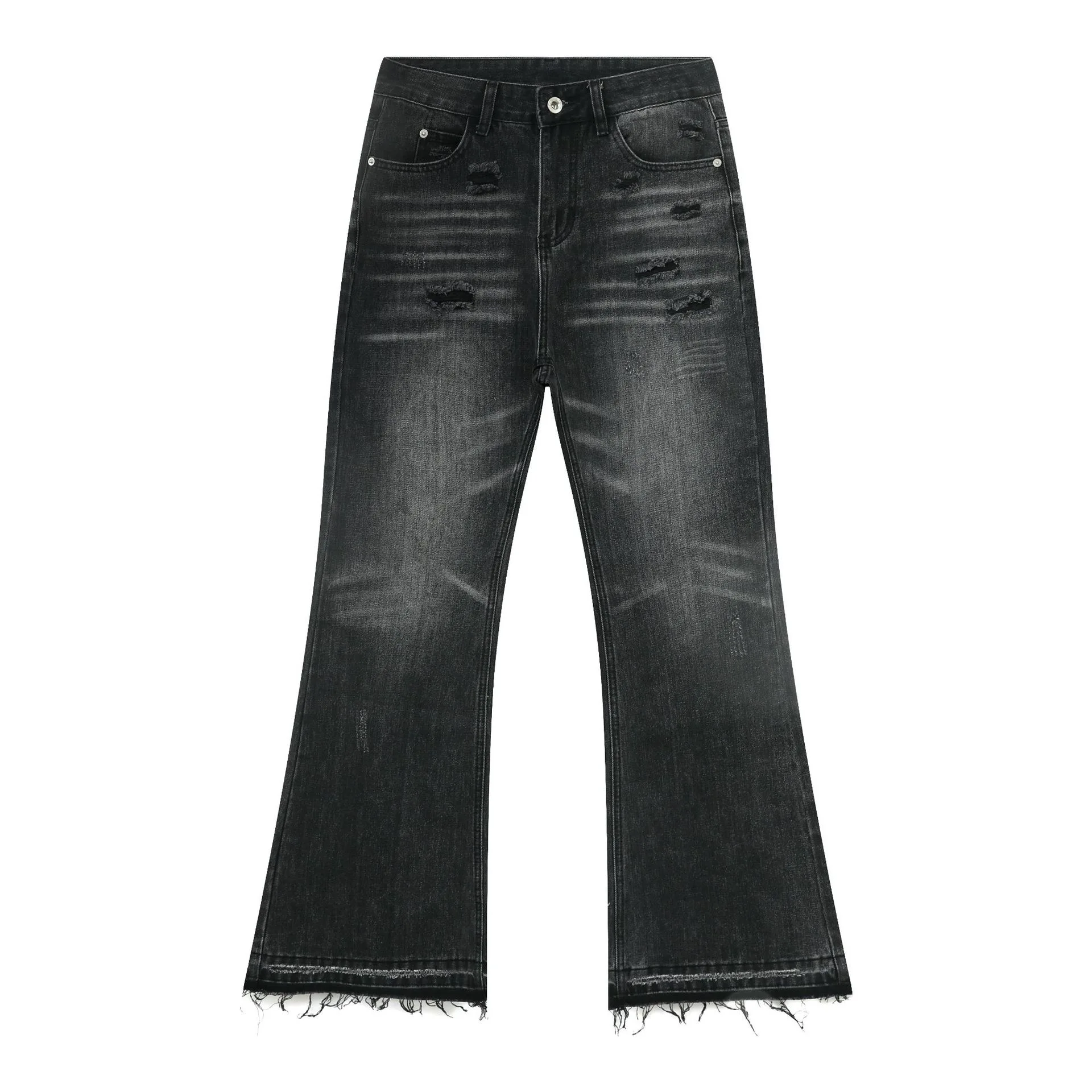 Shop Our Latest Turnover Bottom Raw Edge Outseam Men's Jeans - Main Image