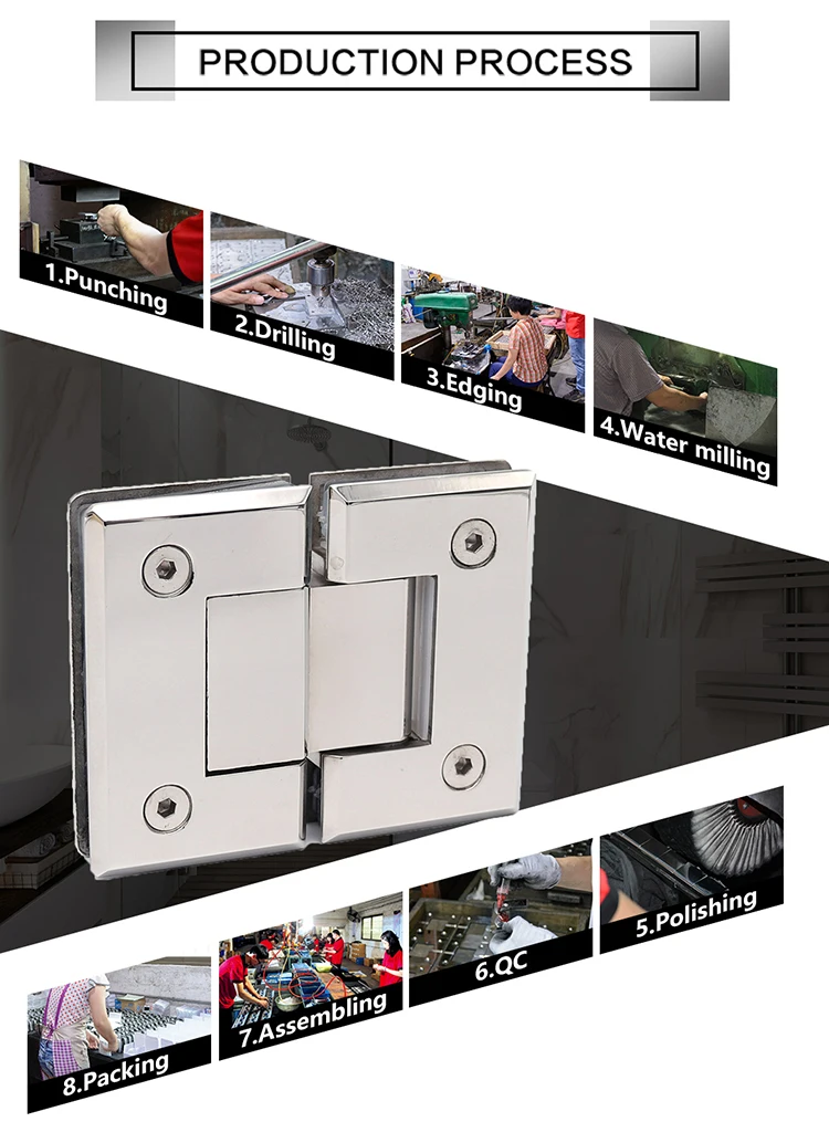 Sva303a Black Polished Satin 180 Degree Frameless Sliding Stainless