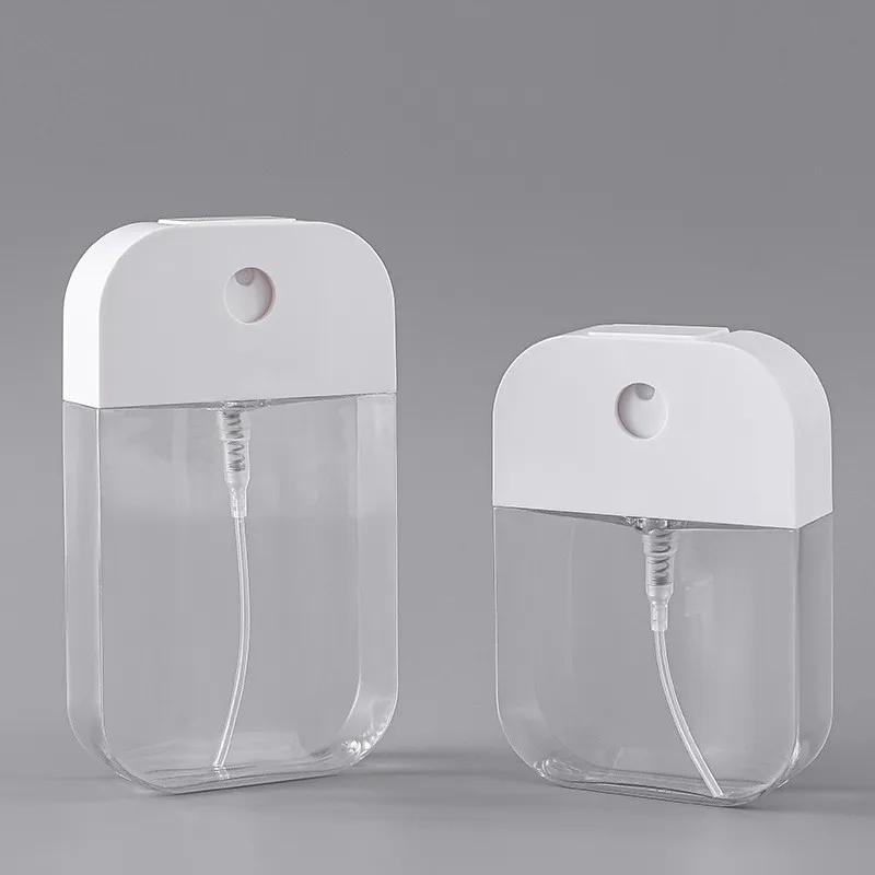 Custom Logo Empty Hand Sanitizer Bottles 38ml 45ml 50ml Perfume Mist Spray Bottle Pocket Sized Plastic Card Spray Bottle