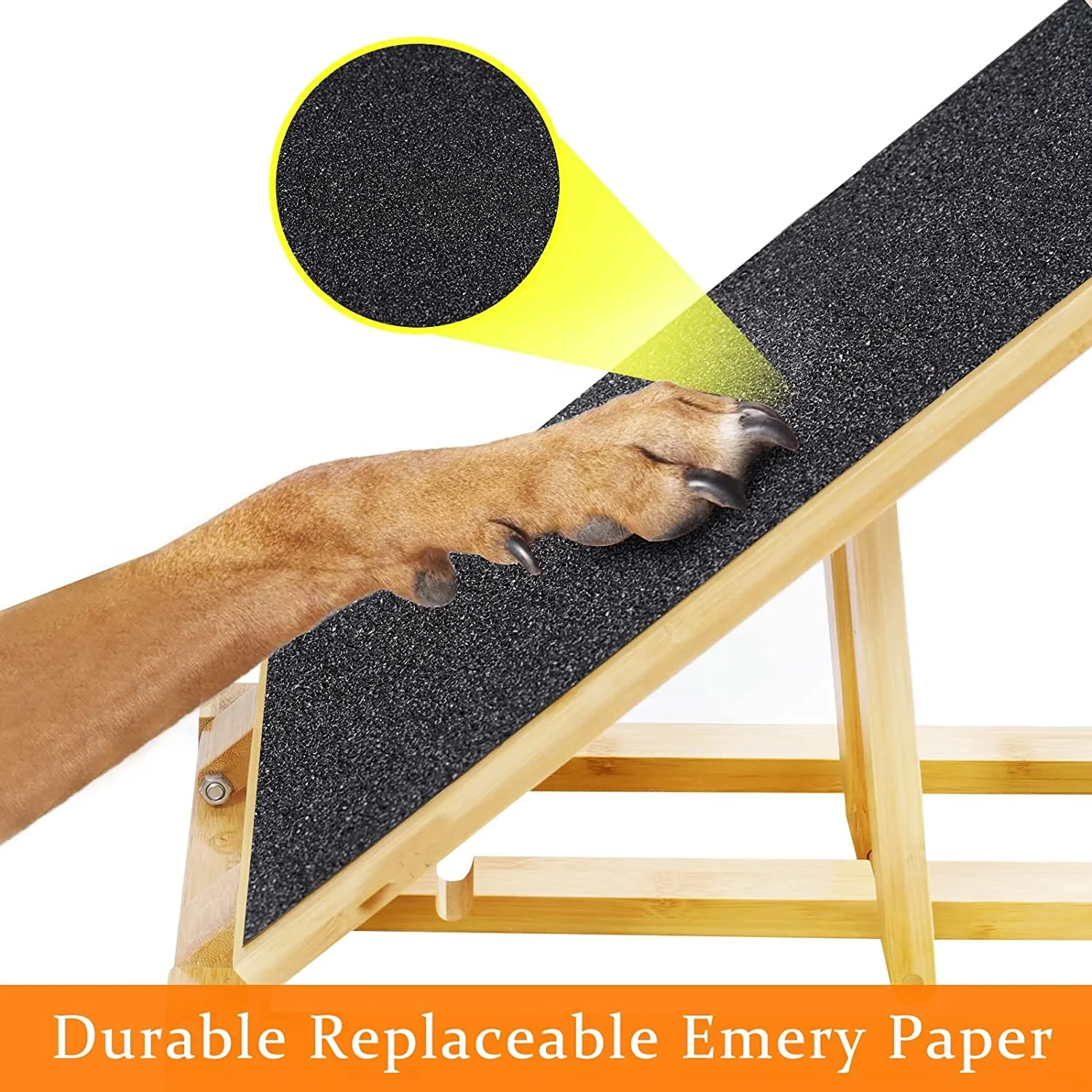 Wholesale Custom Bamboo Wooden Collapsible Dog Nail File Dog Scratching