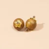 Button A23 [4-Gold Sandalwood]