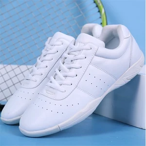 Girls' White Sports Jazz Shoes Children's Modern Competitive Aerobics Row Dance Shoes