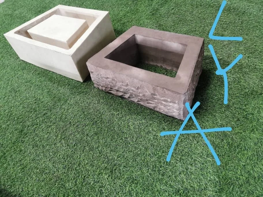 Retaining Concrete Wall Block Mold