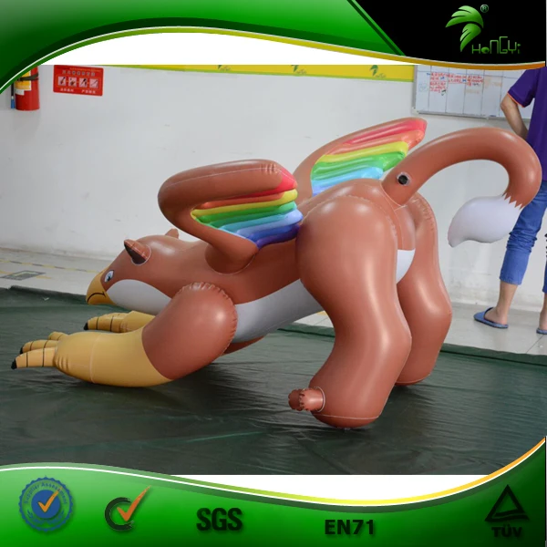 Inflatable Flying Gryphon Hongyi Inflatable Animal Toy Custom Inflatable Eagle Air Toy