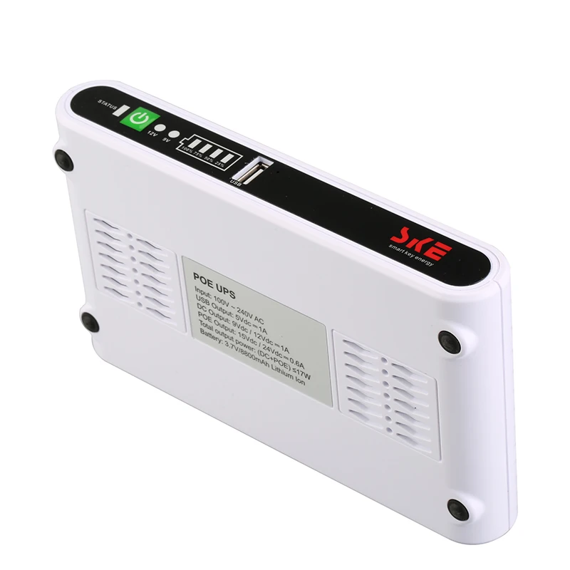 Mini UPS Gruppo Continuità 8800mAh - Per Router, Modem, Telecamere, Uscite 5V/9V/12V/24V, Con POE E USB - Foto 8