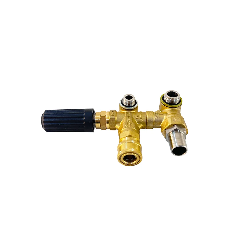 Bypass Regulating Valve 3625psi Flow 25L/min High Pressure Washer Adjustable Pressure Regulator