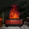 Colorful flame black