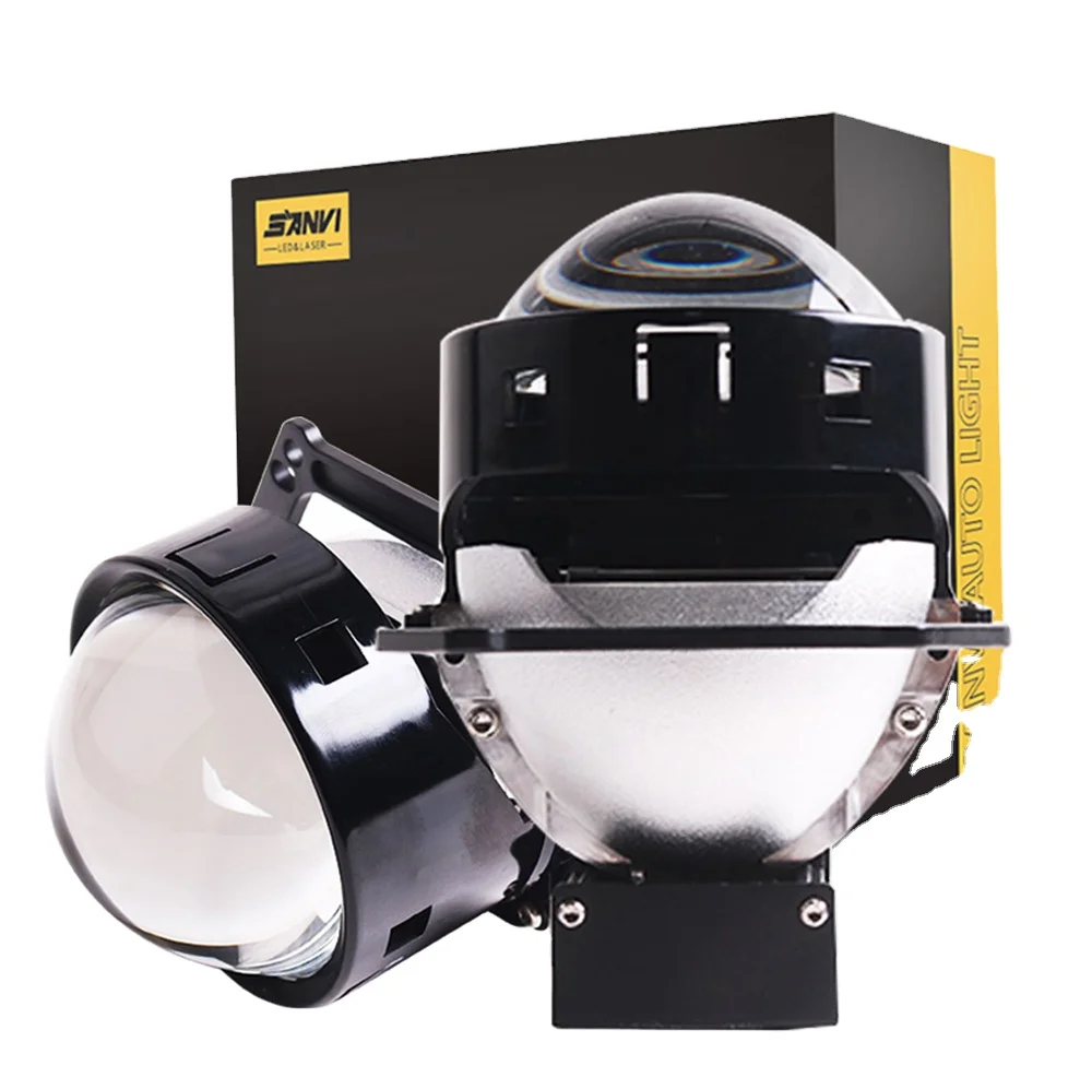 Factory F50 Projector Lens Bi Led Headlight New Design 5500K 3 Inch Bi Led Headlights Car Lights