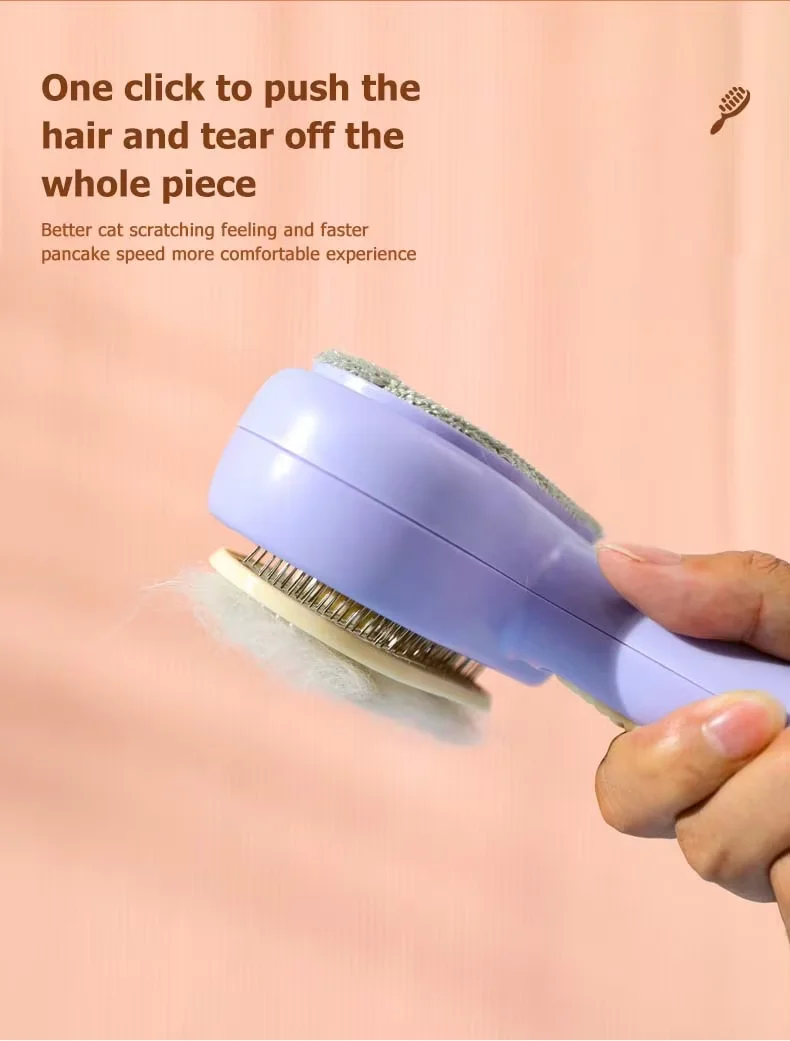 Hot Sale 2in1 Multifunctional Pet Double-Sided Deshedding Brush for Dogs Cats Loose Hair Removal Grooming Cleaning Supplies5