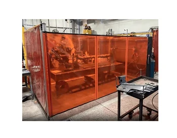 High quality welded curtains  Essential protective equipment for welding robots