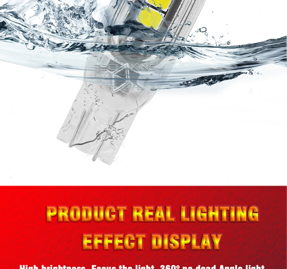 Car Led Lamp High Brightness Width Light Bulb 194 W5W Canbus 5Smd 3030 T10 Lens 12V Light Bulb