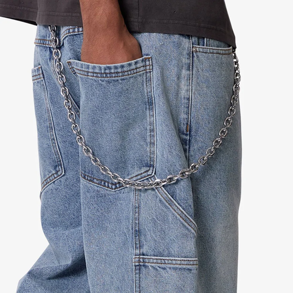 Custom Ultra Baggy Denim Shorts - Work Pocket Cargo Jorts