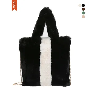 2026 Spring Series Fluffy Borse Da Donna Everyday Use Waterproof Tote Bag Custom Handbag