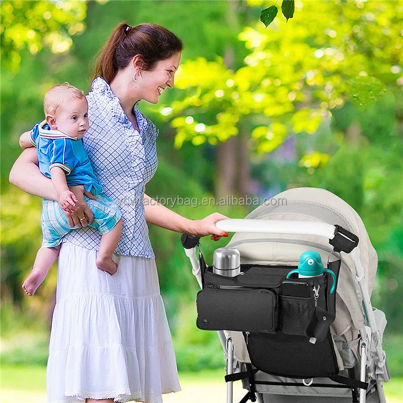 Amazon Best Seller Universal Leather Hanging Travel Eco Odorless Lightweight Stroller Organizer Bag Baby Stroller Organizer - Buy Stroller Organizer,Stroller Bag Baby Stroller Organizer,Stroller ...