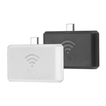 WYUAN Plug and Play 13.56MHz OTG IC Card Reader USB Type-C Interface ISO14443A Mobile Portable RFID Reader for Android Phone
