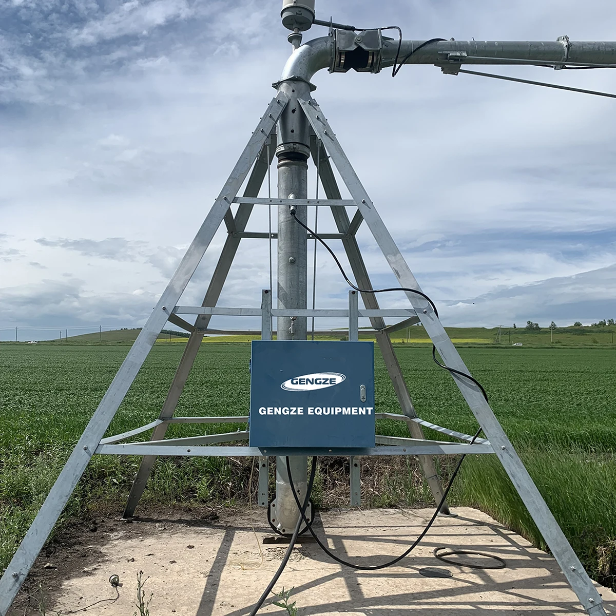 How the largest center pivot irrigation system boosts crop yields and conserves water