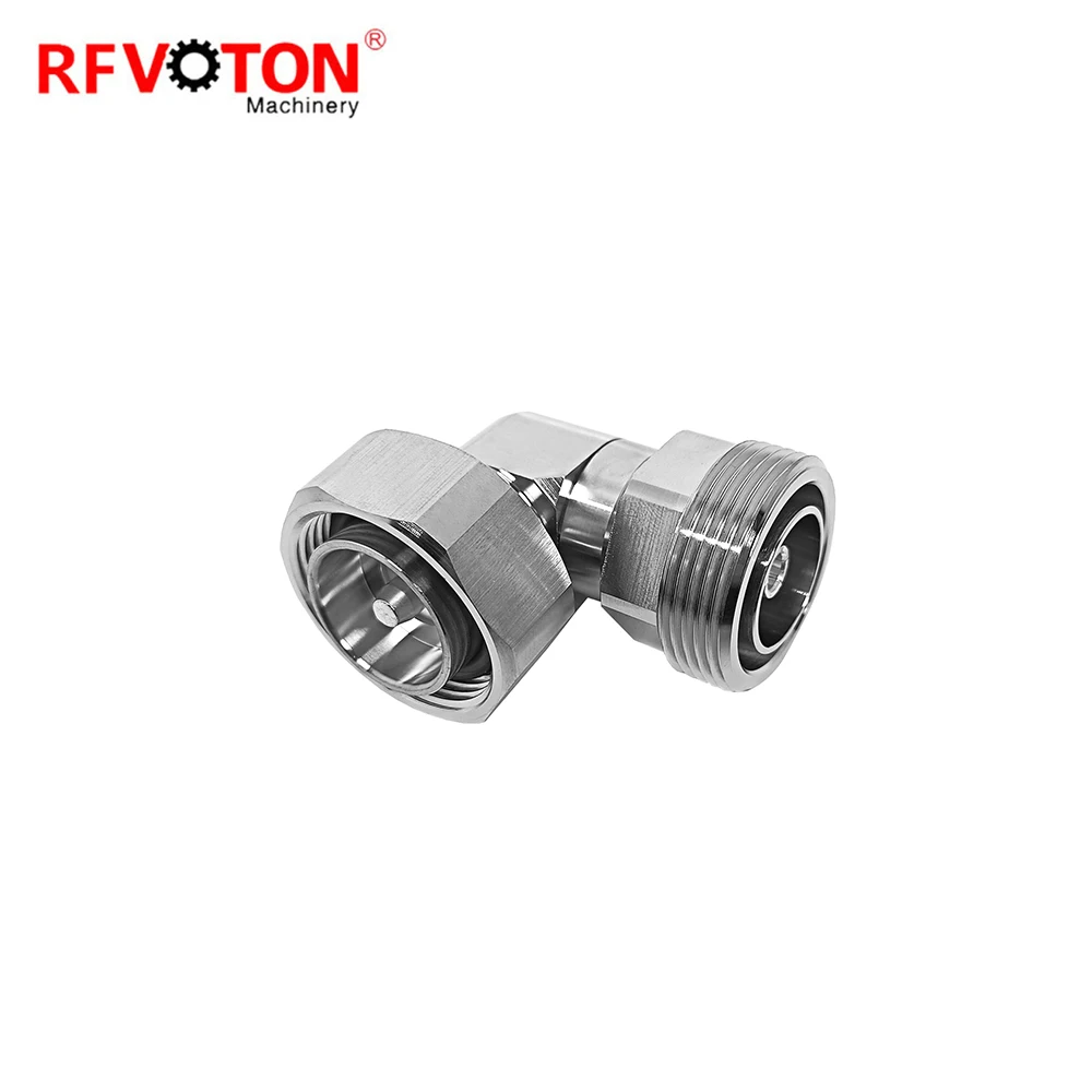 Factory RF Adapter L29 Din 7-16  L29 Male Plug to 7/16 Din Female Jack Right Angle RA Elbow 90 Degree Adaptor Rf Coax Connector