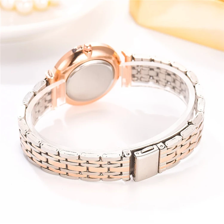 2021 MEIBO Fashion Women's Casual Quartz Watches Stainless Steel Strap Watch Ladies Wristwatch Relogio Feminino