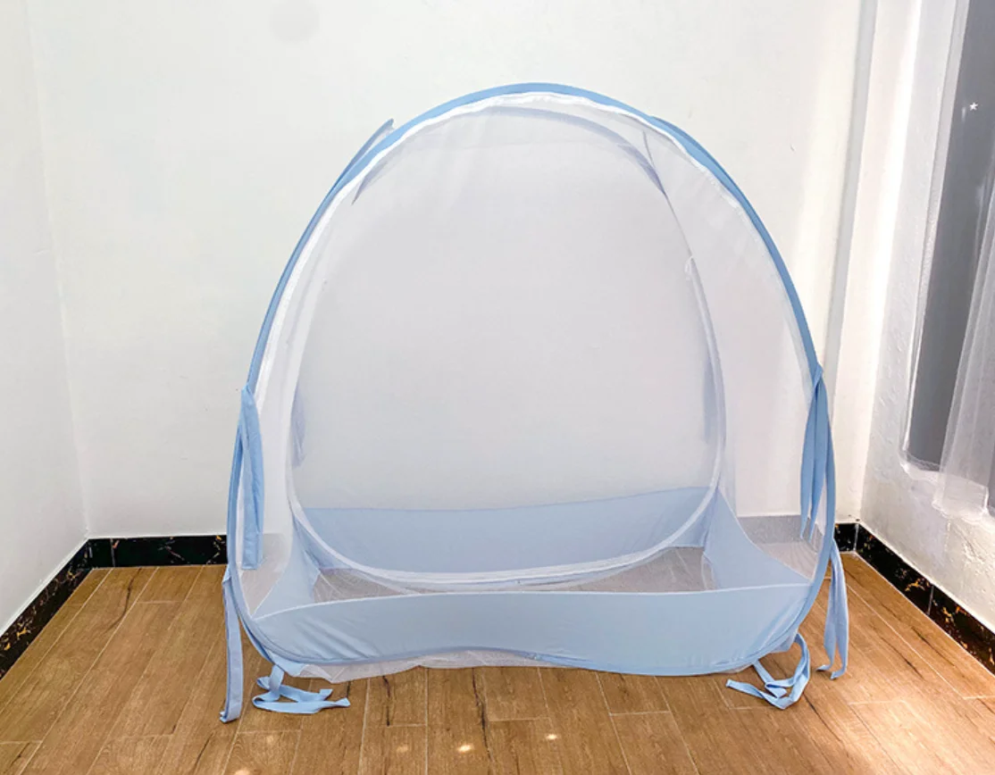 European Style Mosquito Net for Crib Portable Cot Bedside Bassinet Dome Baby Cribs Playpen