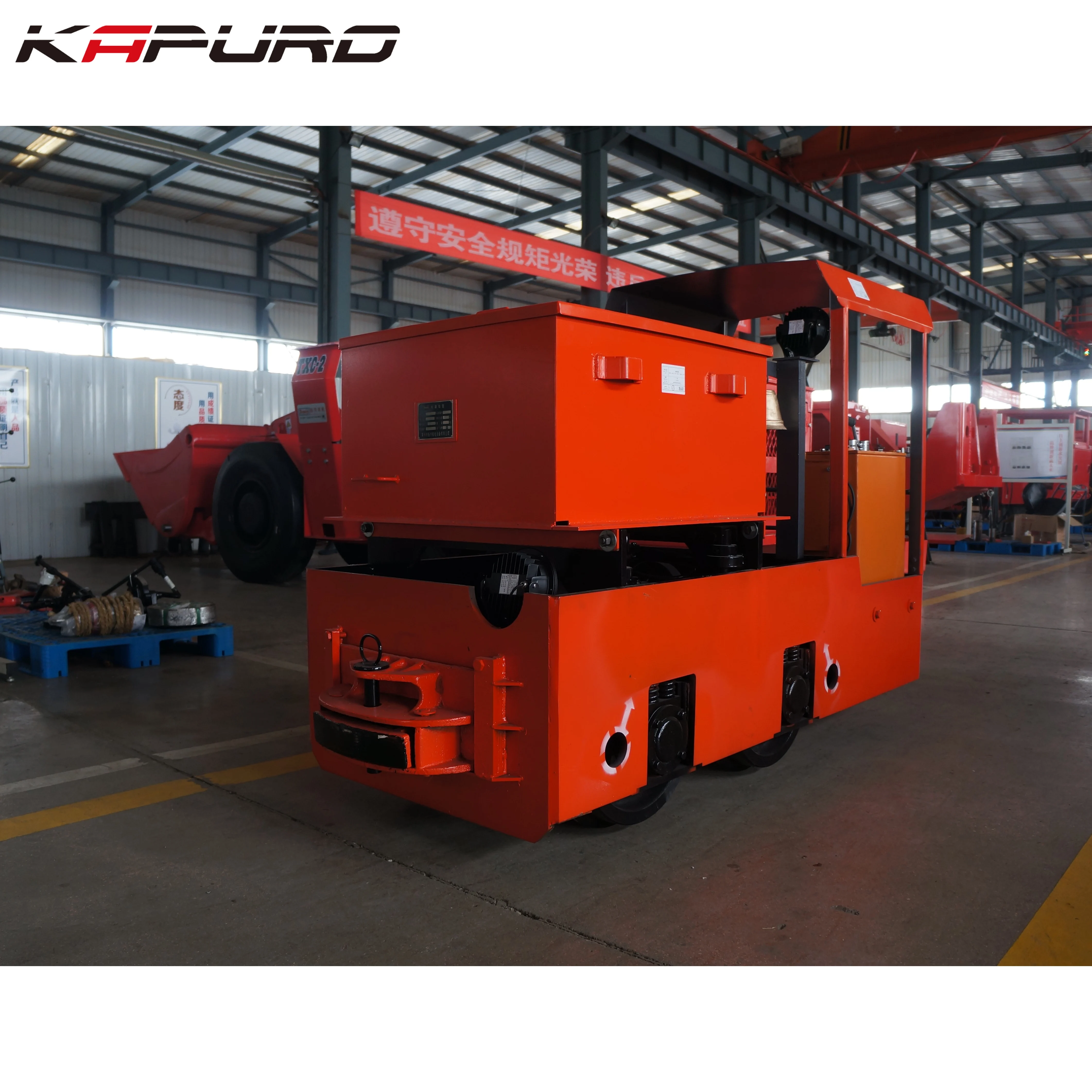 product tc 5t kapuro electric battery locomotive for tunneling mining 5t capacity 90v power new 2025 factory direct sale-16