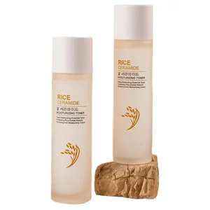 Oily Sensitive Vitamin C Ceramide OEM Supply Korean Organic Rice Essence Toner Natural Whitening Moisturizing Facial Spray