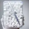 100 pieces of cotton swabs in a box with pen [white]