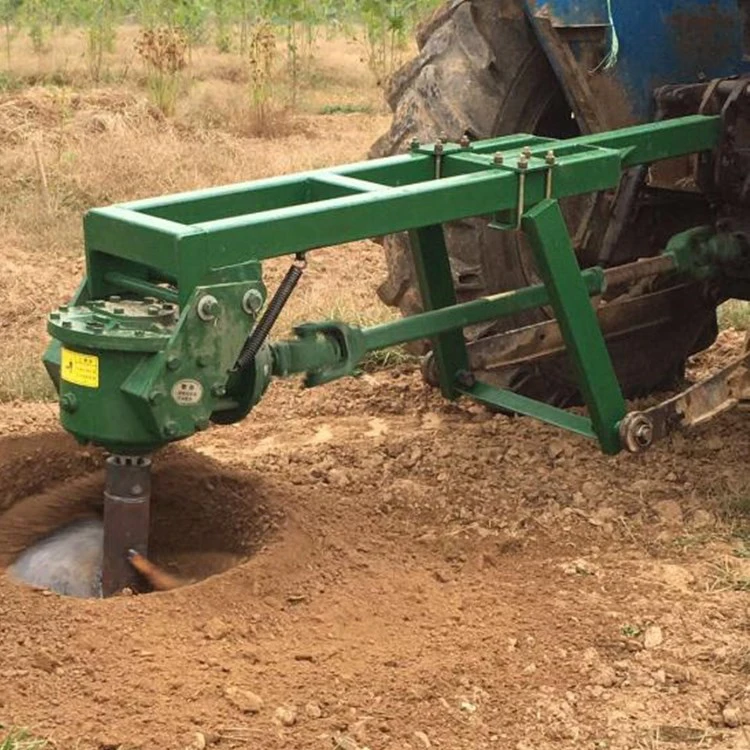 Tractor-Driven Soil Auger for Tree Planting Hole Digger Forestry Machinery