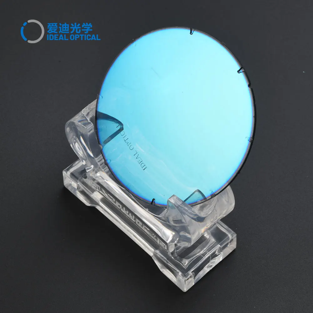 Factory Price TAC Optical Lens Cheap Sunglass Lens Blue Colors Polarized With Mirror Coating Lenses