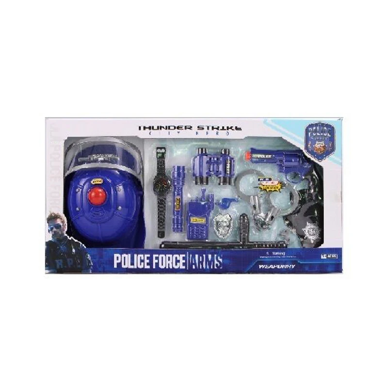 Игрушка для ролевых игр для мальчиков, пластиковый пистолет, ручные манжеты, набор инструментов, игрушка