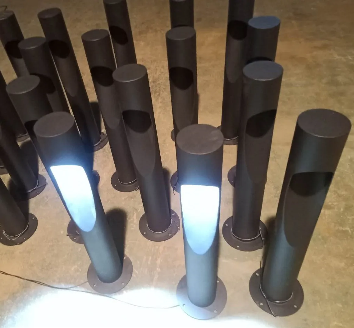 Solar CNC Weathering Steel LED Decorative Lamp Frame