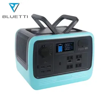 Portable Solar Generator Power Bank Custom Logo USB/AC/DC Outdoor Power Station Lithium Ion MPPT Pure Sine Wave LED Lights