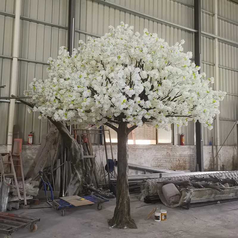 Albero Di Ciliegio Artificiale 2,6 M – Finto Ciliegio Bianco Per Matrimoni, Casa E Ufficio, Interno/Esterno - 2
