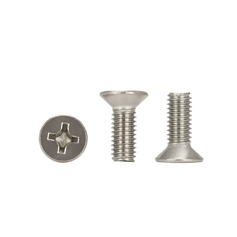 M3 Cross Recessed Flat Countersunk Head Machine Screw Buy Countersunk