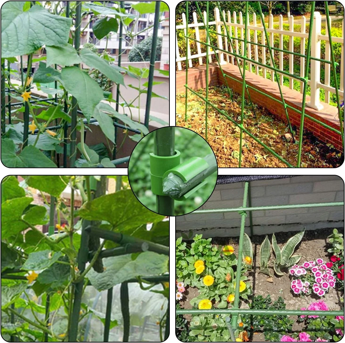 CLIP CONNECTEUR TREILLIS Plante Pratique Pour Un Entretien Facile Du Jardin Pack EUR 12,20