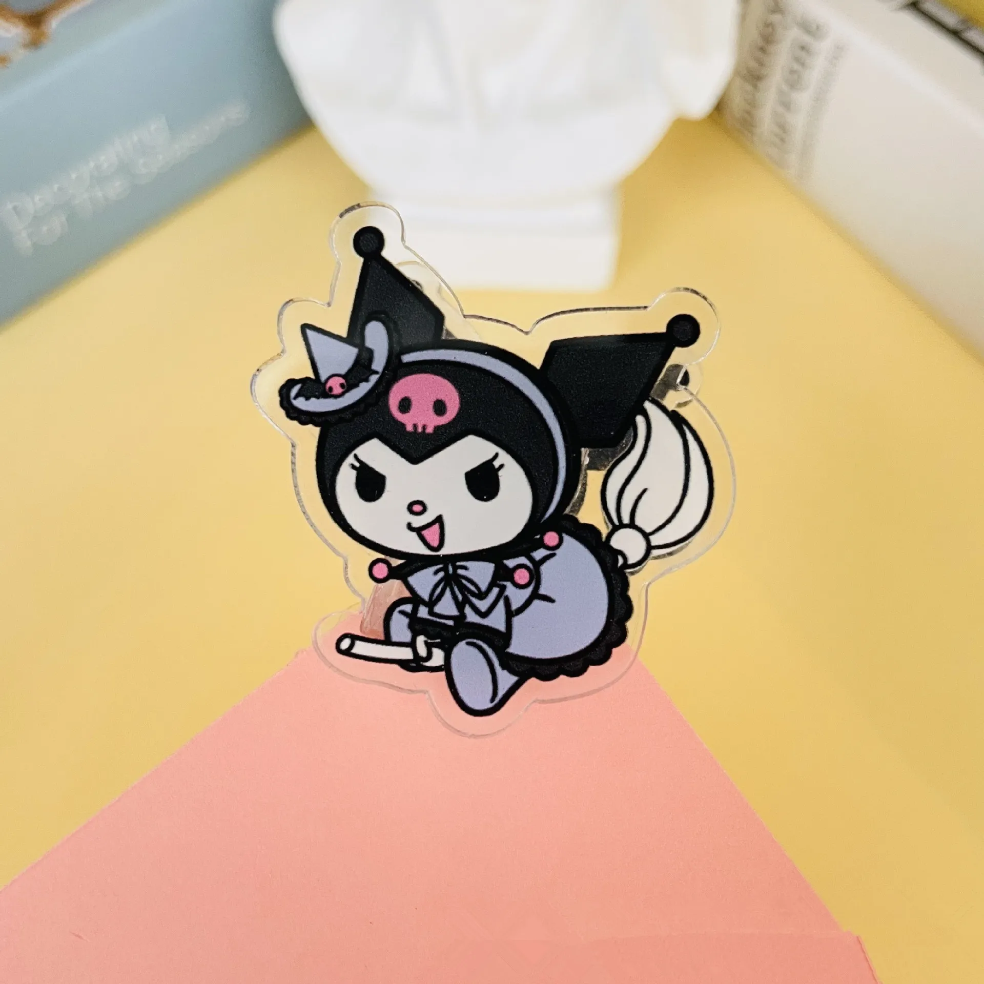 Мультяшный зажим для нот с собакой высококачественный симпатичный пластиковый бумаги многофункциональные Акриловые зажимы записей девушек и студентов