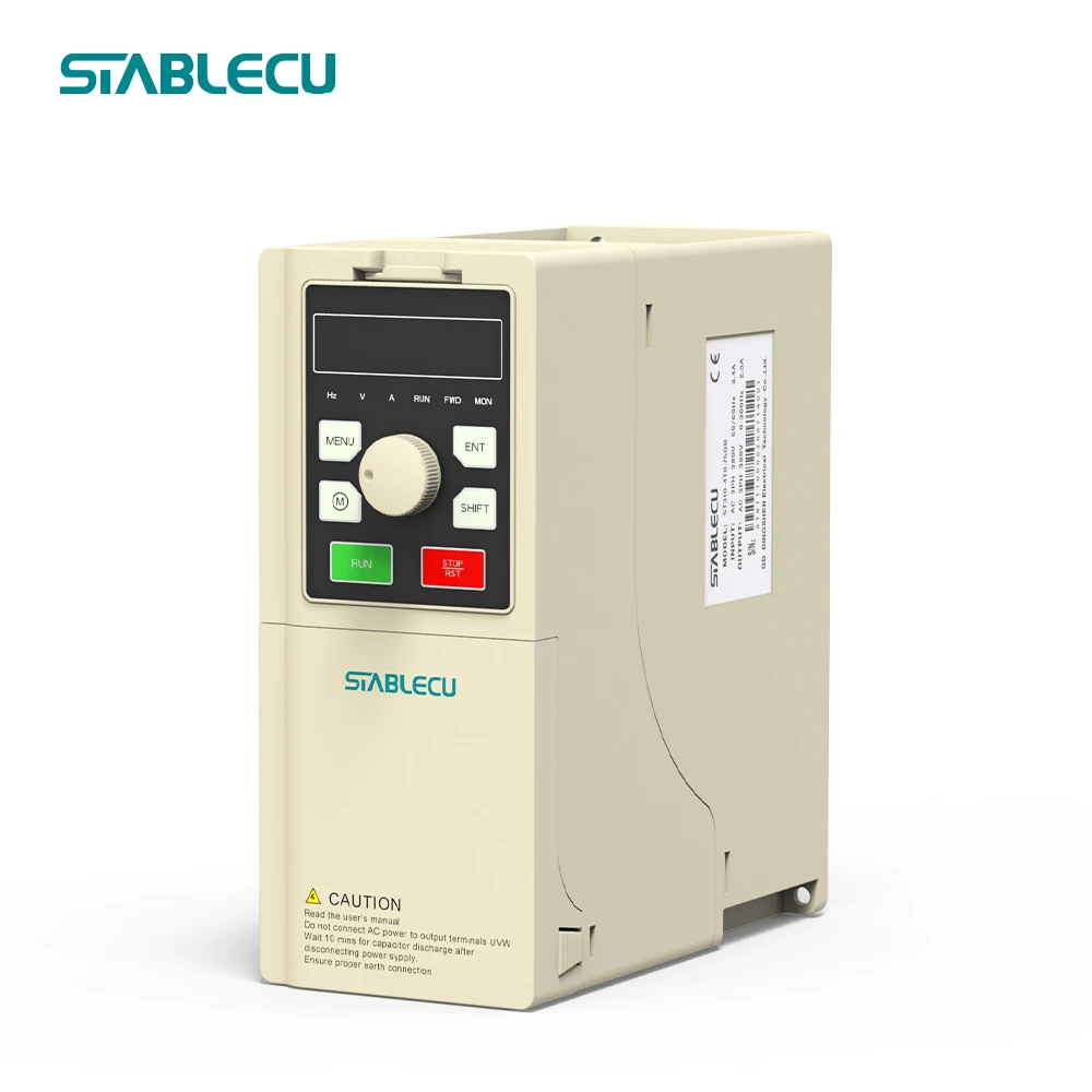 STABLECU AC VFD inverter single phase to three phase 380v VFD converter 3.7kw 5.5kw 7.5kw Frequency inverter 50Hz to 60Hz