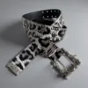 A- brown Leopard Print -110cm