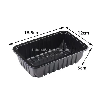 Wholesale Disposable Fresh seafood Meat moisture retention plastic Packaging Trays Food Grade takeaway box