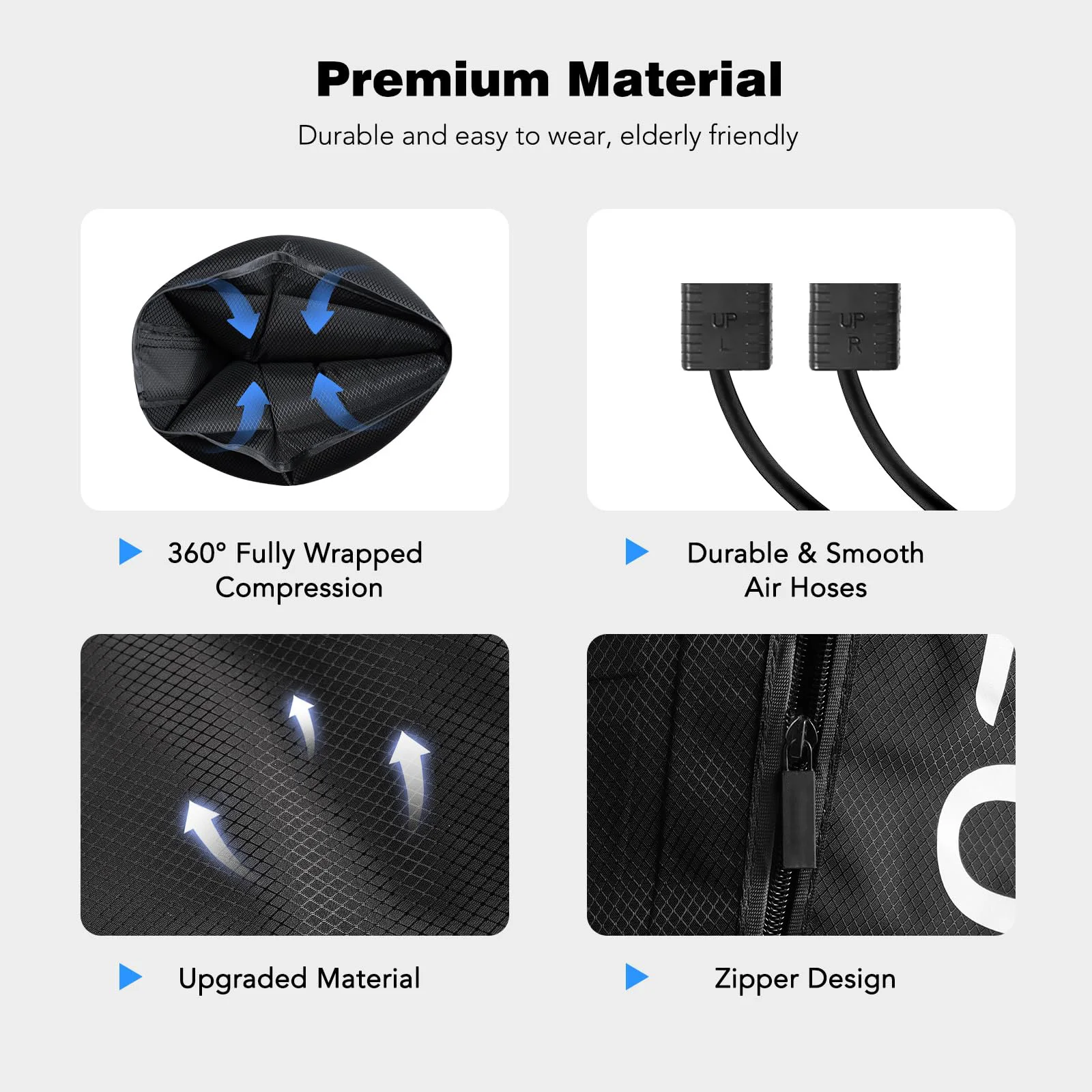 2024 Wireless 8 12 Chambers Recovery Pump Boots Massager,portable Muscular Custom logo Sport Leg air Compression Recovery Boots