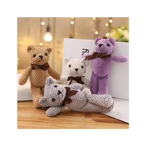 Wholesale Cute Baby Gift Crochet Plush Teddy Bear 100% Handmade Knitted Toys