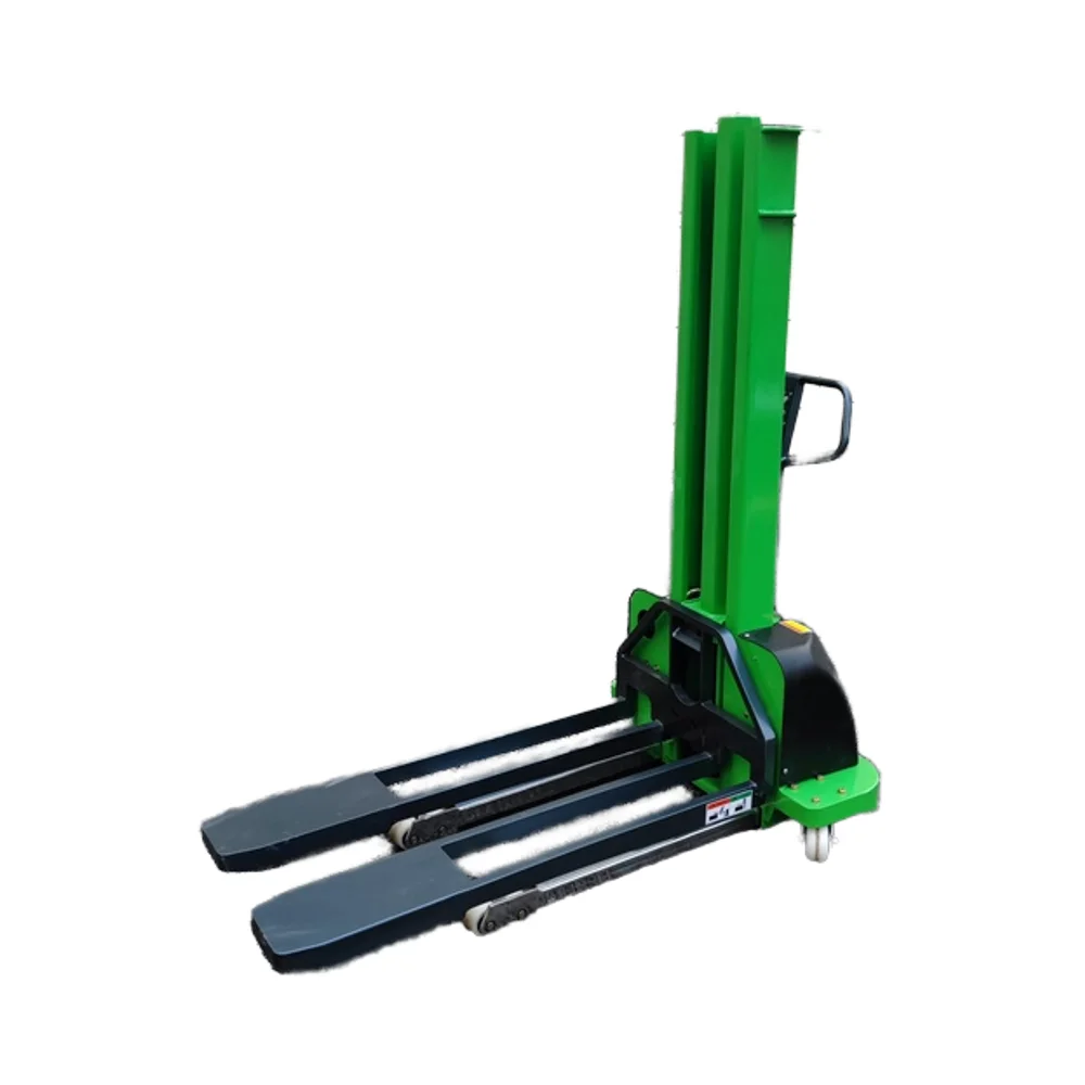 Everlift  Factory Price Self Loading Stacker Max 1500kg 1600mm Semi Forklift Unload in the Truck and  Container