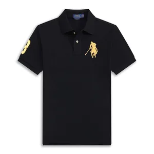 25/26 New Men's Pure Cotton Ralph Casual for Polo Shirt Size S-2XL Short-Sleeved Embroidered Multi-Color Polo T-shirt for Men