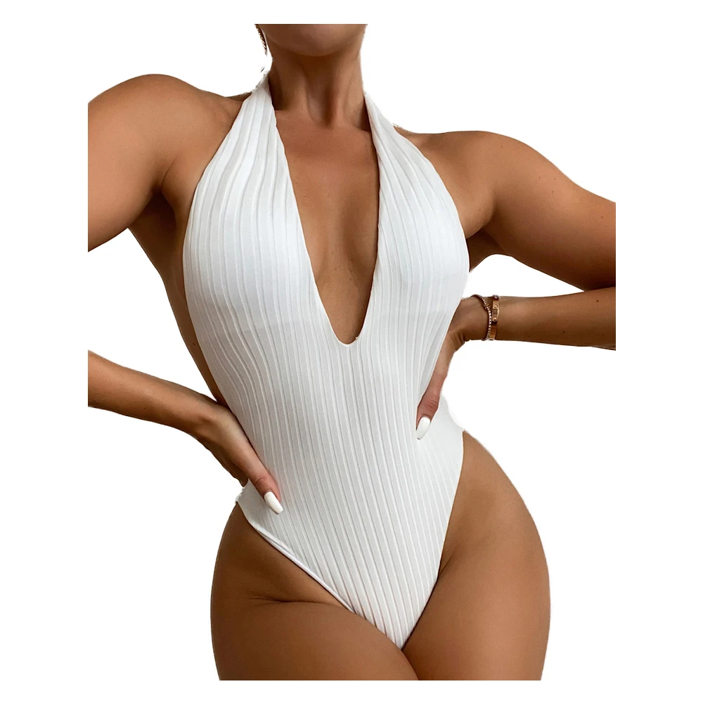 Bikini De Una Pieza Con Espalda Descubierta Para Chica,Traje De Baño De Una  Pieza Con Escote En V Profundo,Extraíble,Sexy,Para Verano,2022 - Buy ,Chica  En Bikini,De Product on Alibaba.com