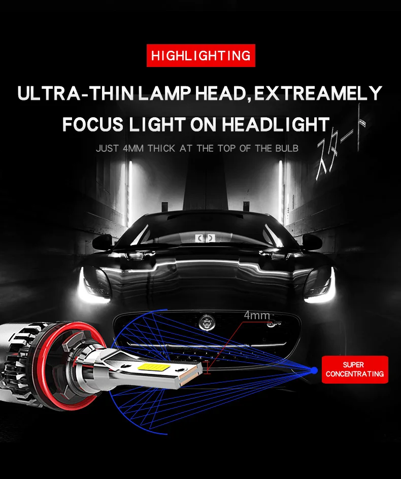 D2s Projector R15 V2 Demo Kit Test Small Size LED Headlight P16 COB LED Chip Motorcycle Bulk Price 12v 24v 40w 12 Months 6000K