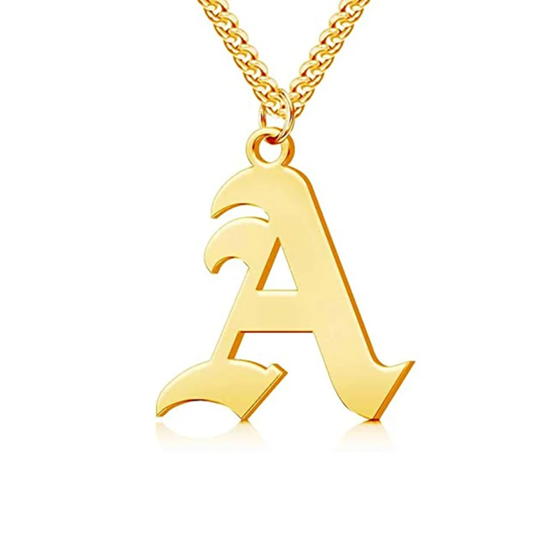 Fashion Stainless Steel Alphabet 