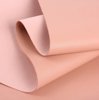Furniture Artificial Leather 1.4mm Thick Fine Grain Semi PU Faux Leather Fabric for Handbag Sofa Upholstery With Suede Backing